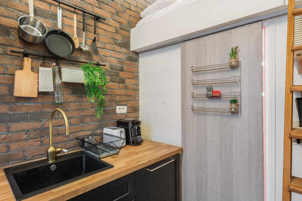 Ferienwohnung Charming Industrial-Style Studio Just Nearby Montmartre In Paris - Welkeys Exterior foto