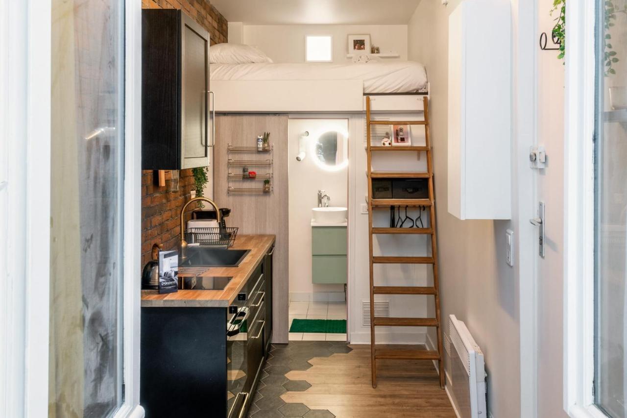 Ferienwohnung Charming Industrial-Style Studio Just Nearby Montmartre In Paris - Welkeys Exterior foto