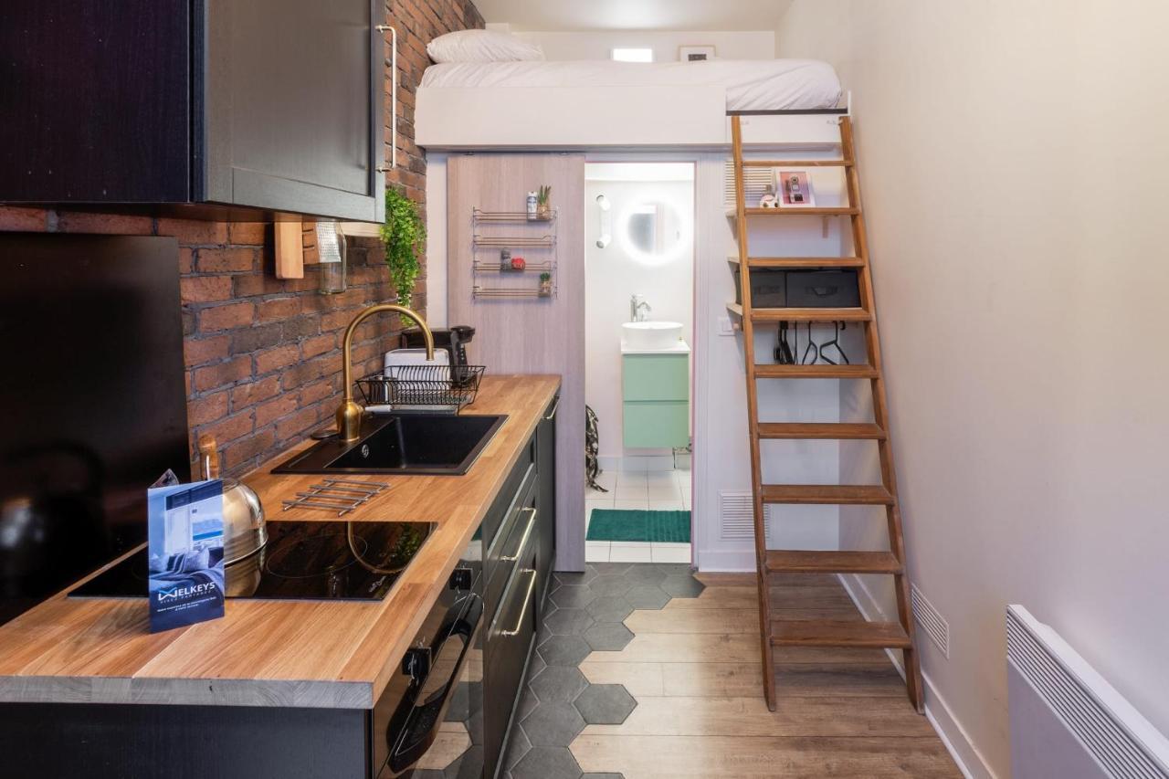Ferienwohnung Charming Industrial-Style Studio Just Nearby Montmartre In Paris - Welkeys Exterior foto