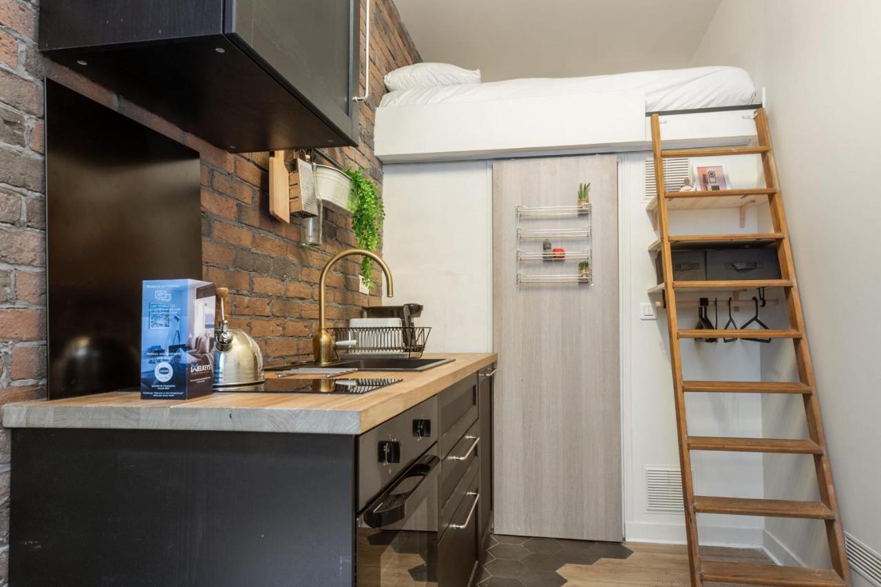 Ferienwohnung Charming Industrial-Style Studio Just Nearby Montmartre In Paris - Welkeys Exterior foto